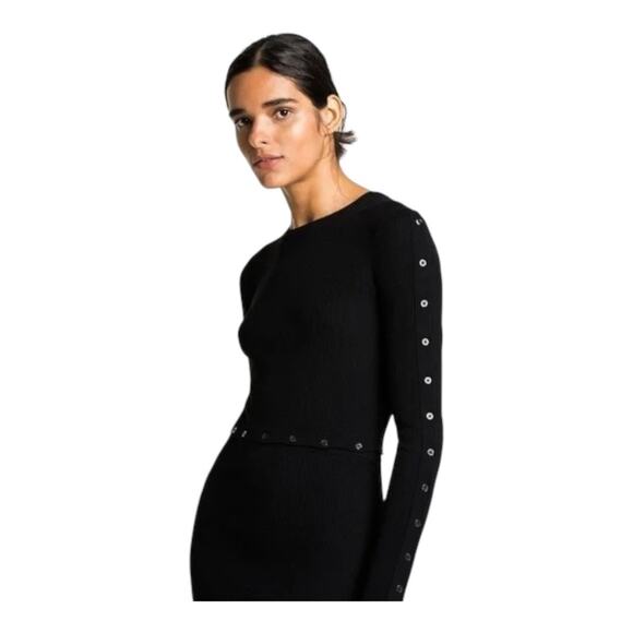 A.L.C. Sophie Dress Black Merino Wool Size XS - Picture 5 of 13